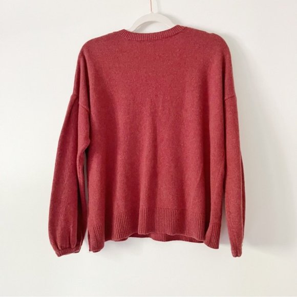 Madewell Wiltshire V-Neck Pullover Wool Blend Sweater in Size M - Picture 5 of 9
